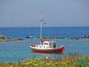 Pollonia Milos - Boat