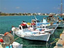 Pollonia Milos - Fishing boats by the pier 1